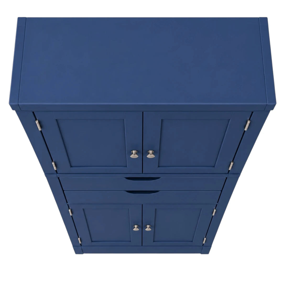 Simonez Tall Freestanding Bathroom Storage Cabinet with Drawers