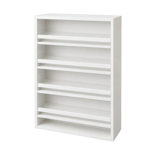 Simonez 5-Tier White Wooden Shoe Storage Rack Organizer Cabinet