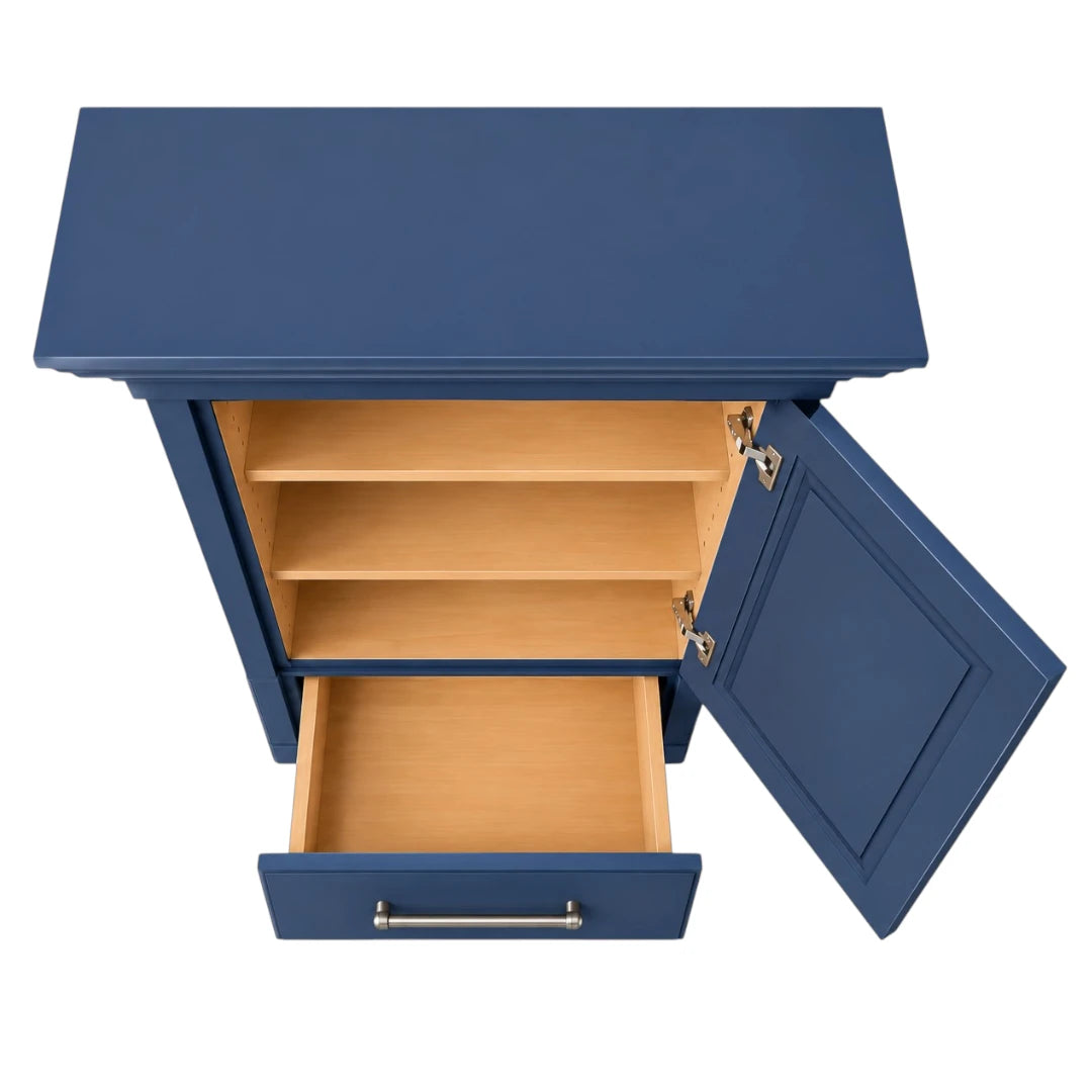 Simonez Wall Mounted Bathroom Storage Cabinet with Drawer
