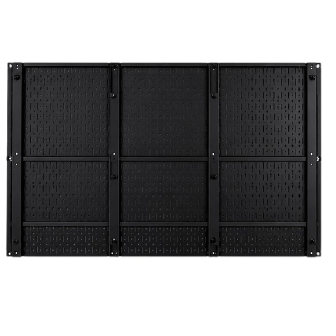 Simonez Wall Organization Black Metal Pegboard Wall Storage Organizer
