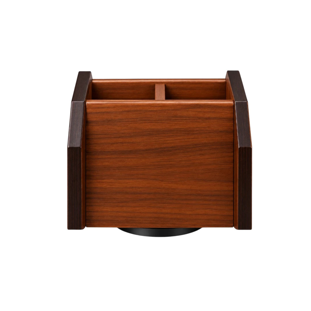 Simonez Wooden Desk Organizer Caddy with Compartments