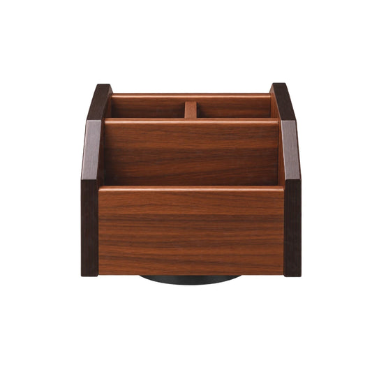 Simonez Wooden Desk Organizer Caddy with Compartments
