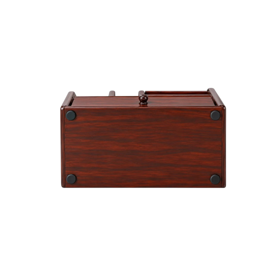 Simonez Wooden Desktop Organizer with Drawer and Multiple Compartments