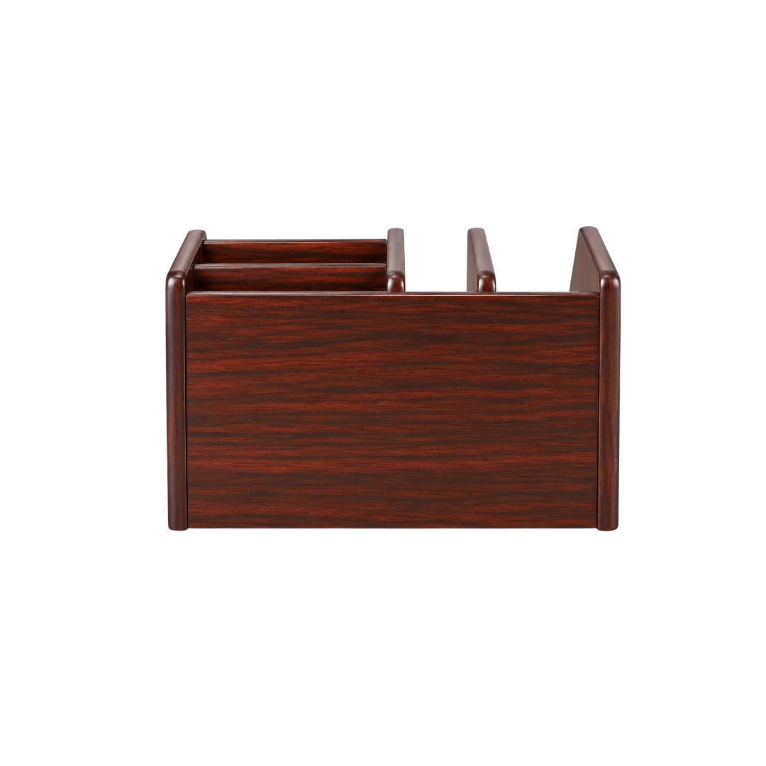Simonez Wooden Desktop Organizer with Drawer and Multiple Compartments